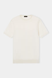 Camiseta tricô off white