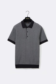 Polo Pied Poule preta