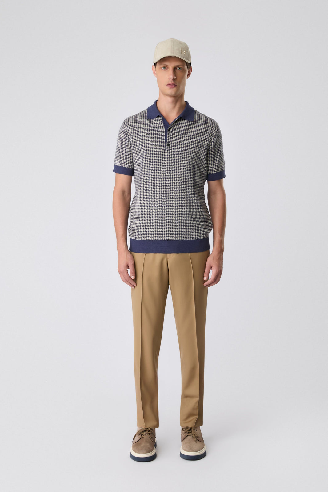 Calça 803 lã fria s120 caqui