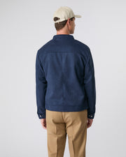 Jaqueta suede azul