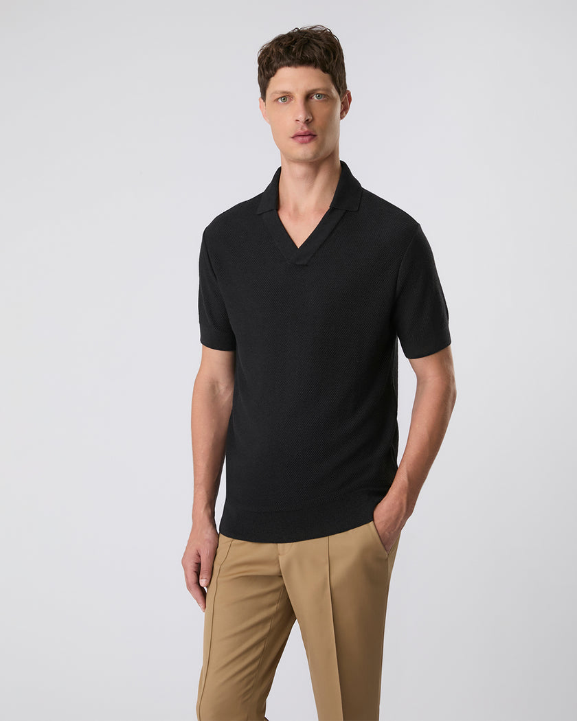 Polo oVerlap preta