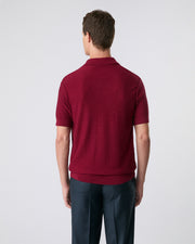 Polo oVerlap bordô