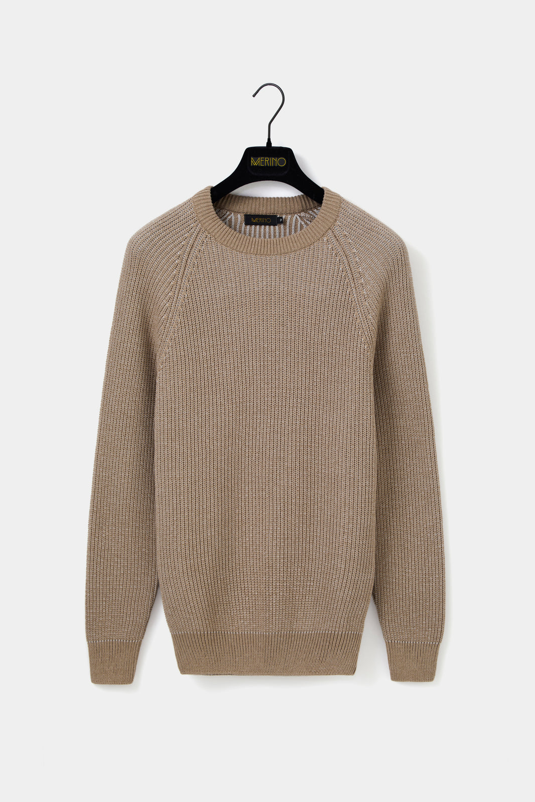 Suéter raglan bege