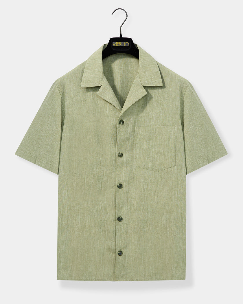 Camisa MC cubana verde