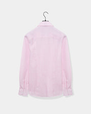 Camisa linho listrada rosa