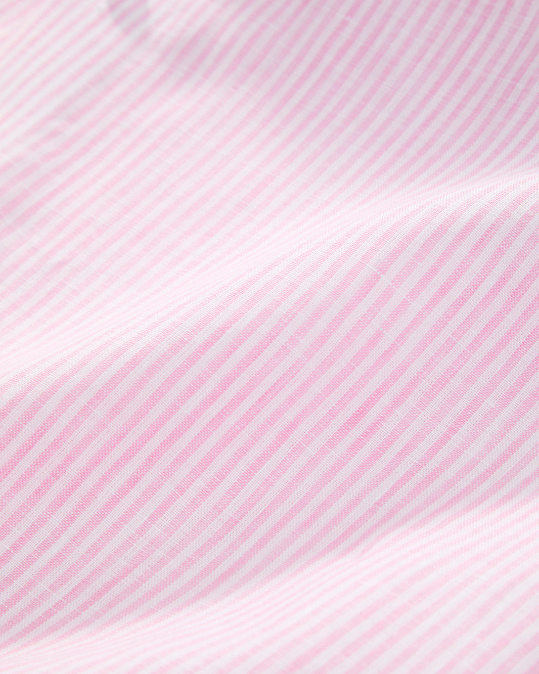 Camisa linho listrada rosa