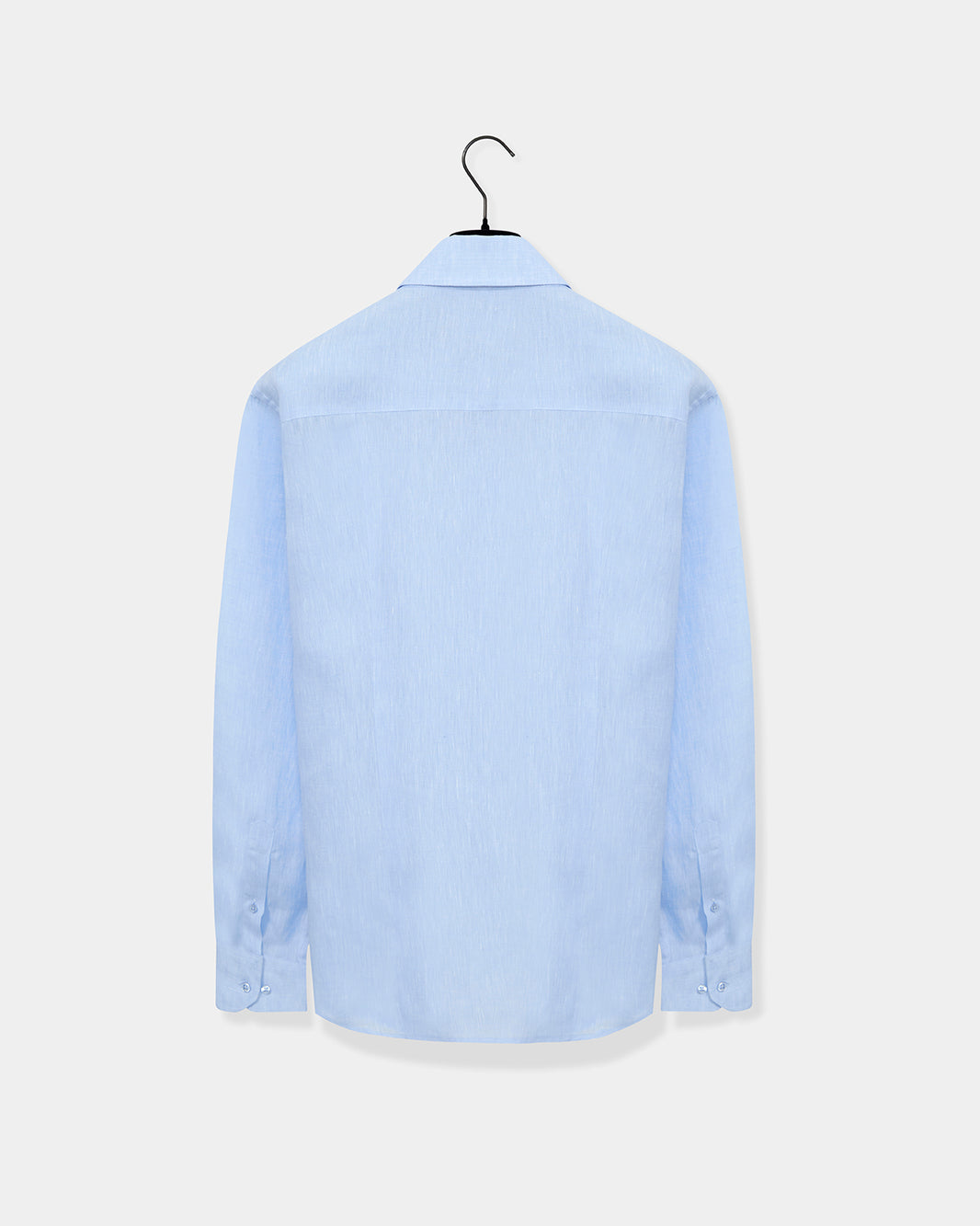 Camisa linho azul celeste