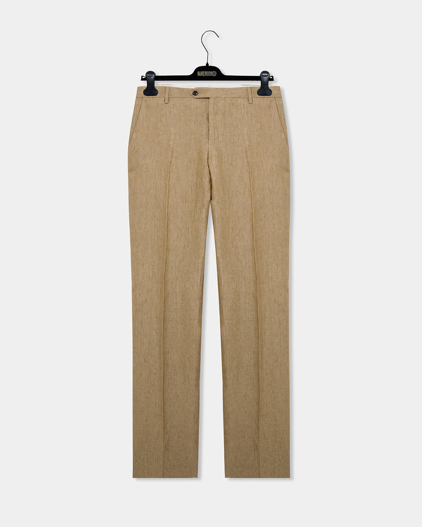 Calça Linho Livorno caqui