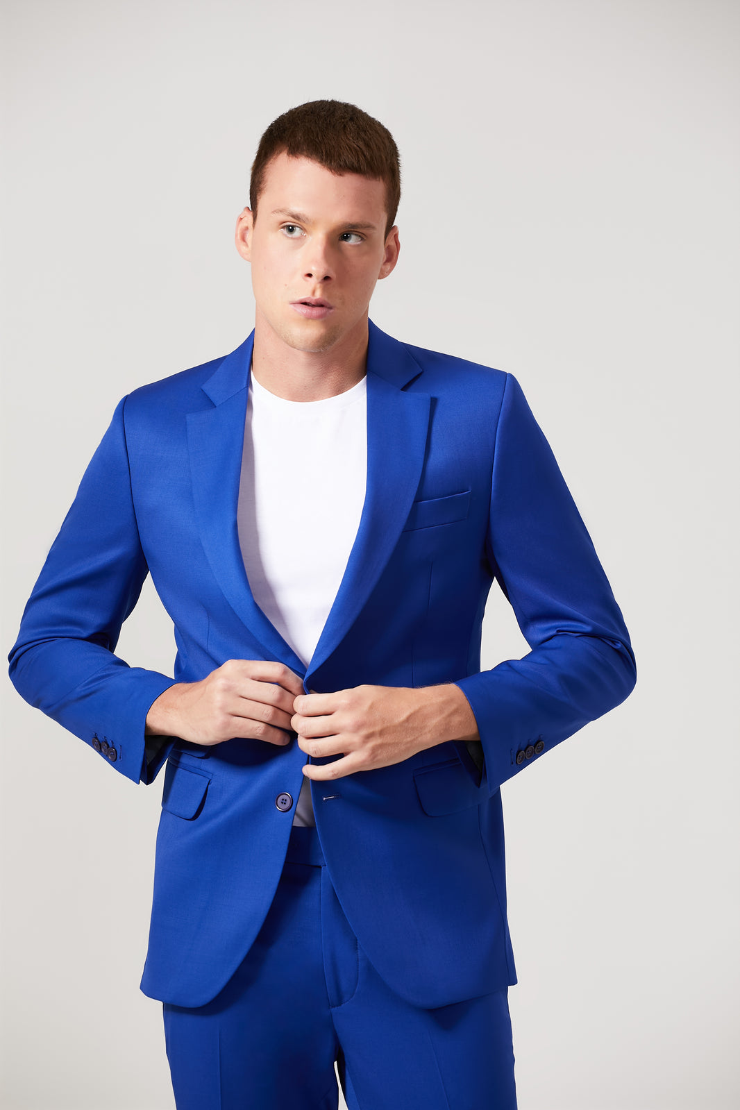 Paletó Lã Super 120 Azul Royal