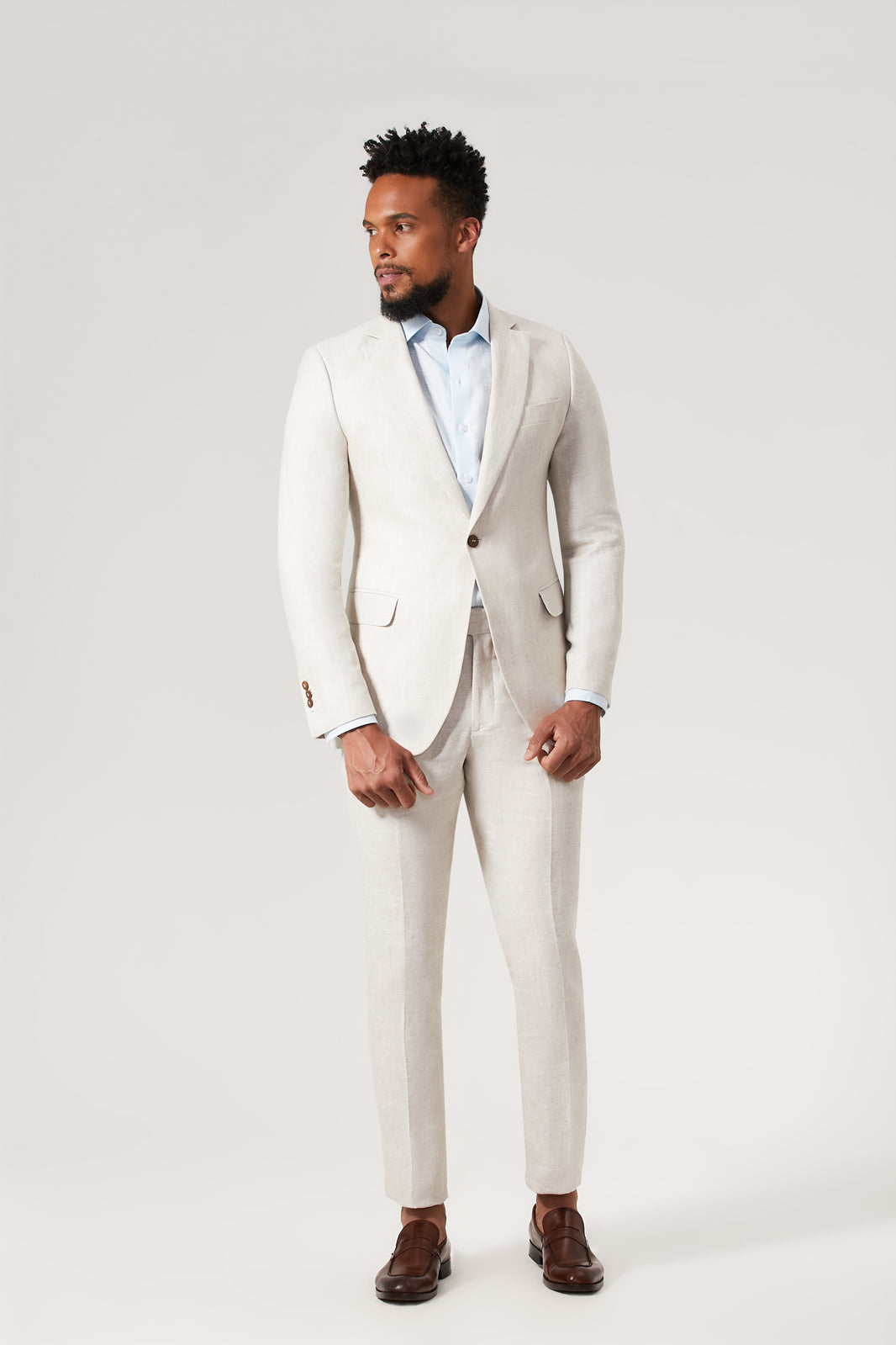 Costume Linho 100% - Off White