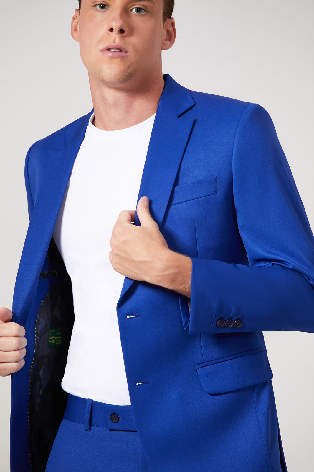 Costume Lã Super 120 Azul Royal