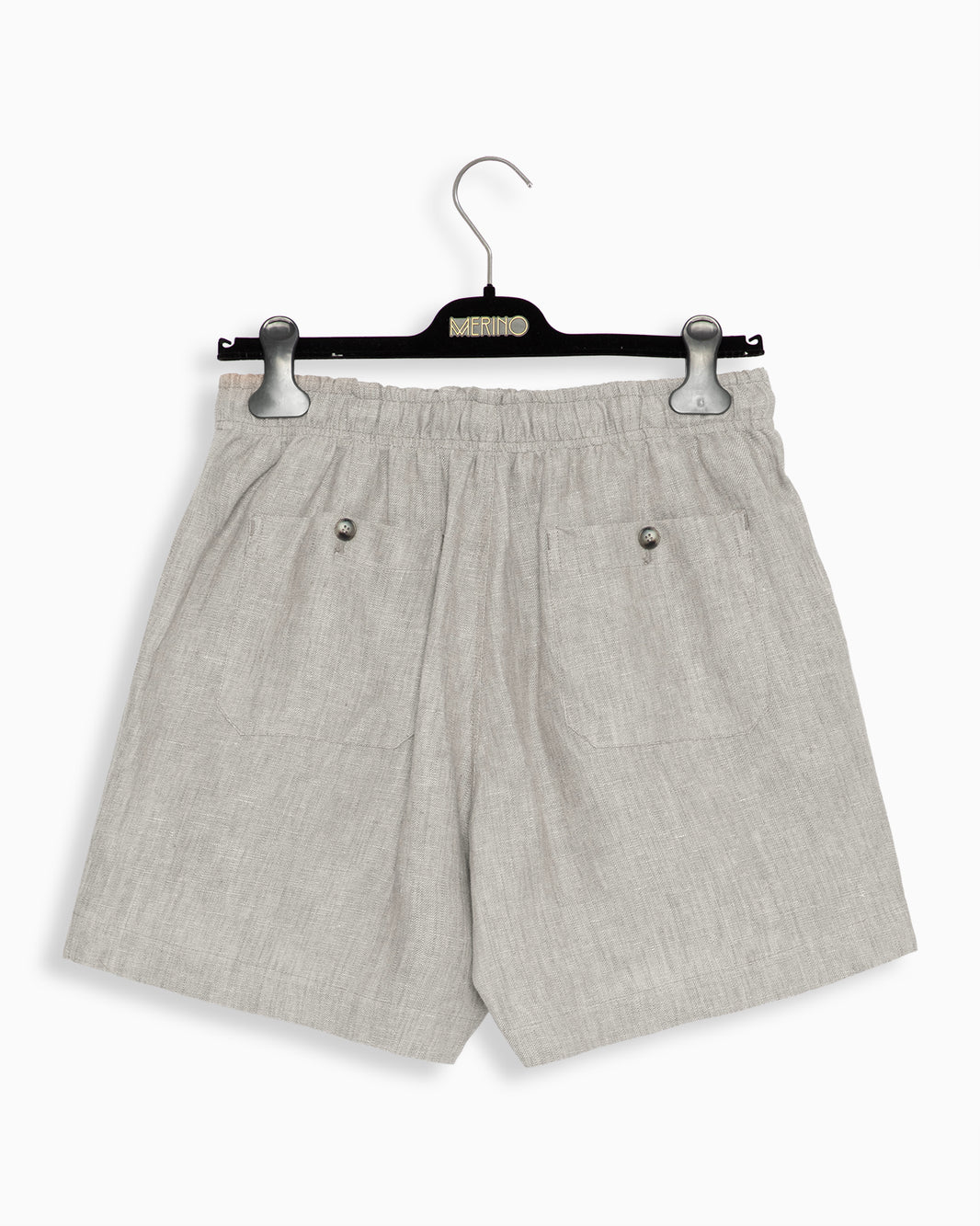 Bermuda Dunas Linho Cinza