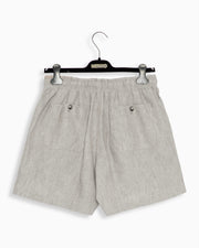 Bermuda Dunas Linho Cinza