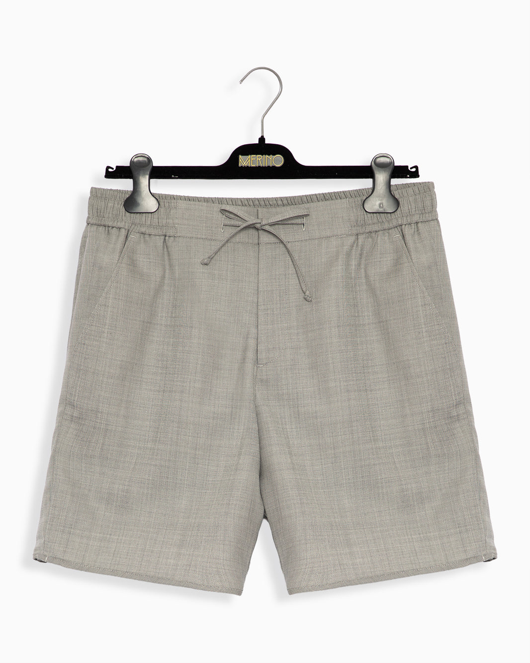 Bermuda Comfy Lã Fria Cinza