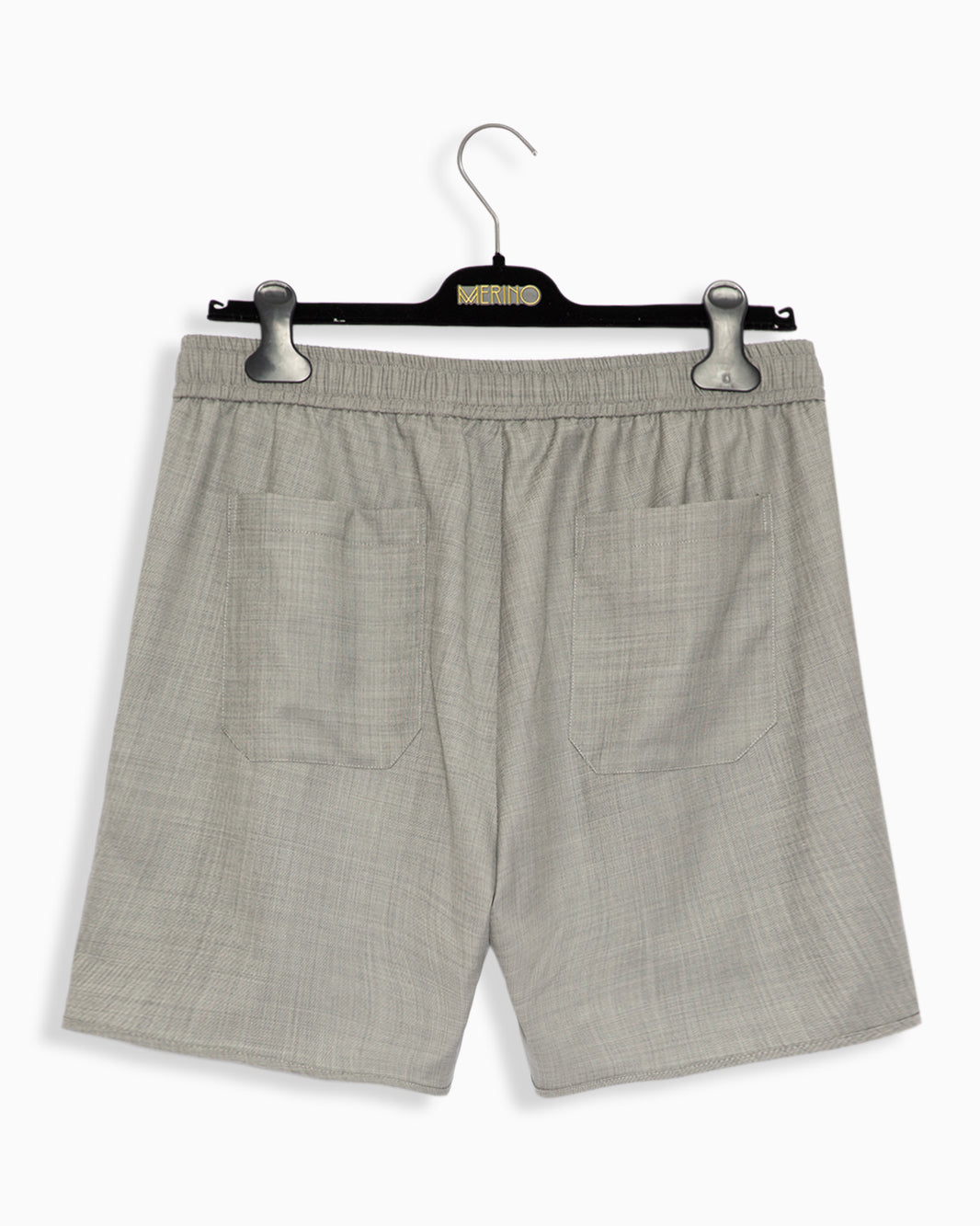 Bermuda Comfy Lã Fria Cinza