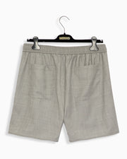 Bermuda Comfy Lã Fria Cinza