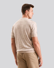 Camiseta Square bege