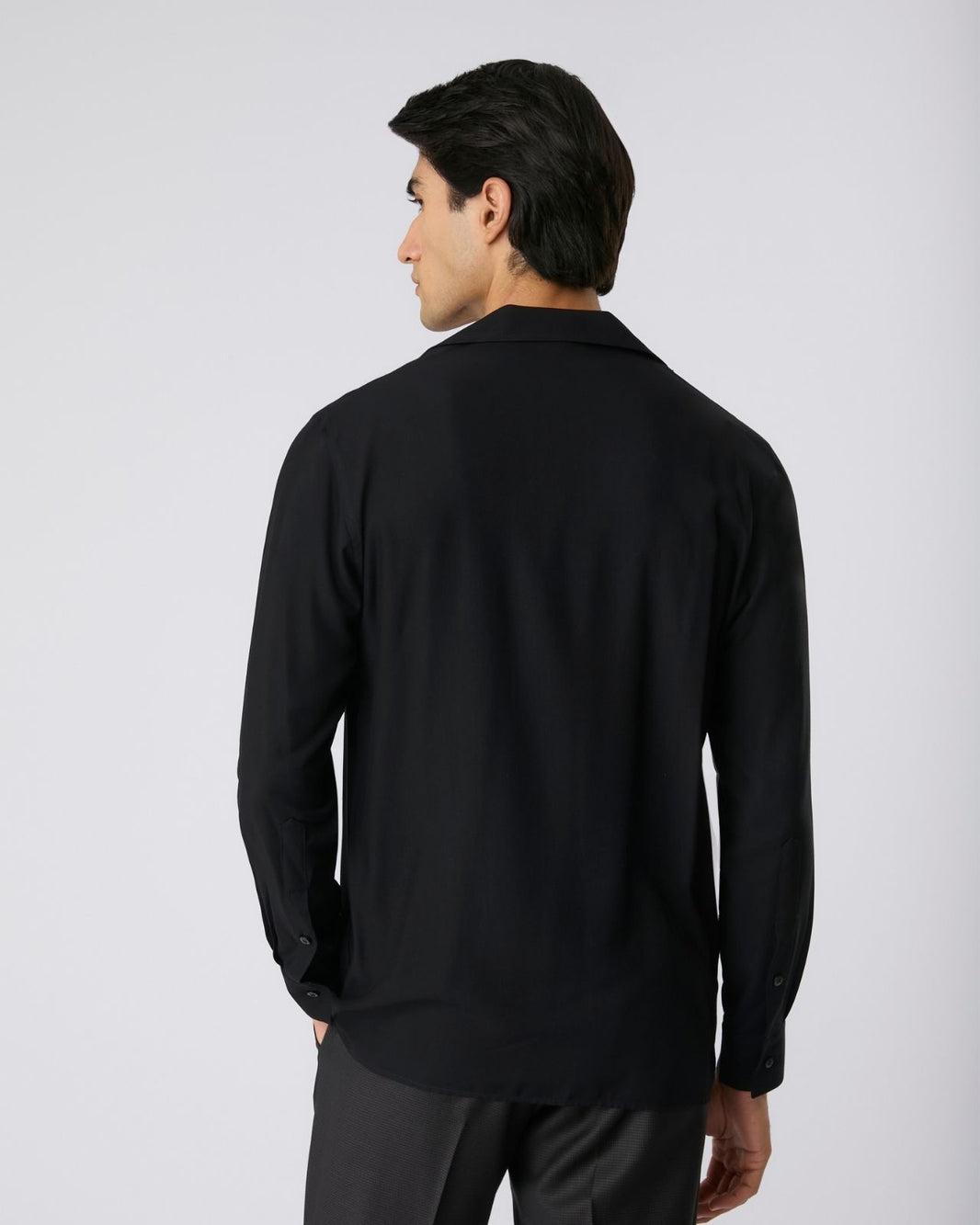 Camisa cubana preta