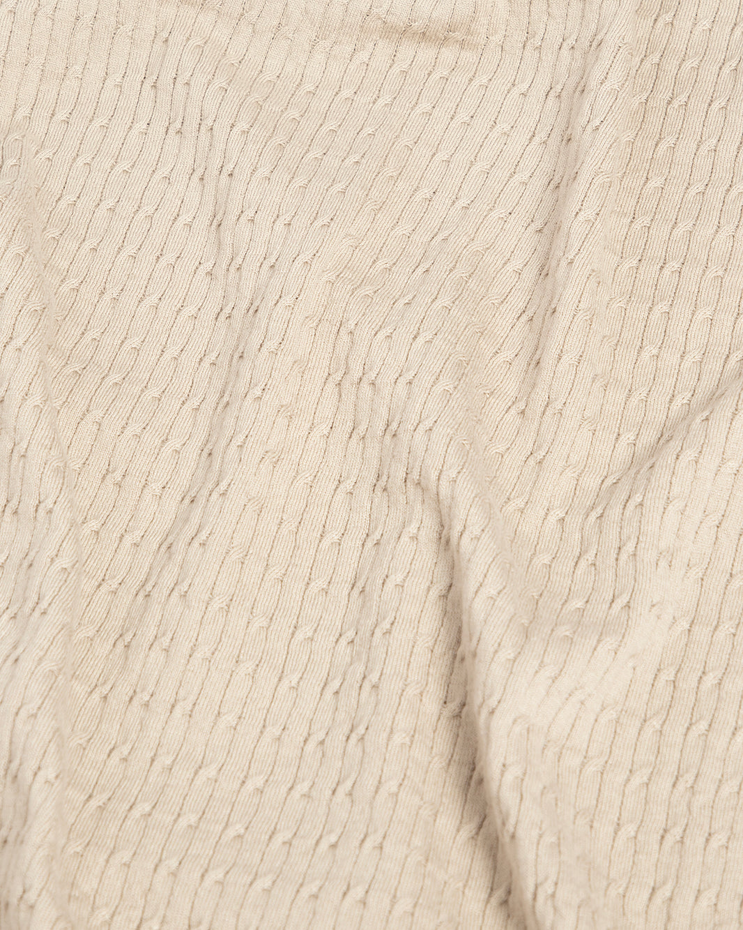 Camiseta Trançada Bege