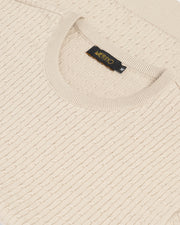 Camiseta Trançada Bege