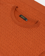 Camiseta Trançada Cobre