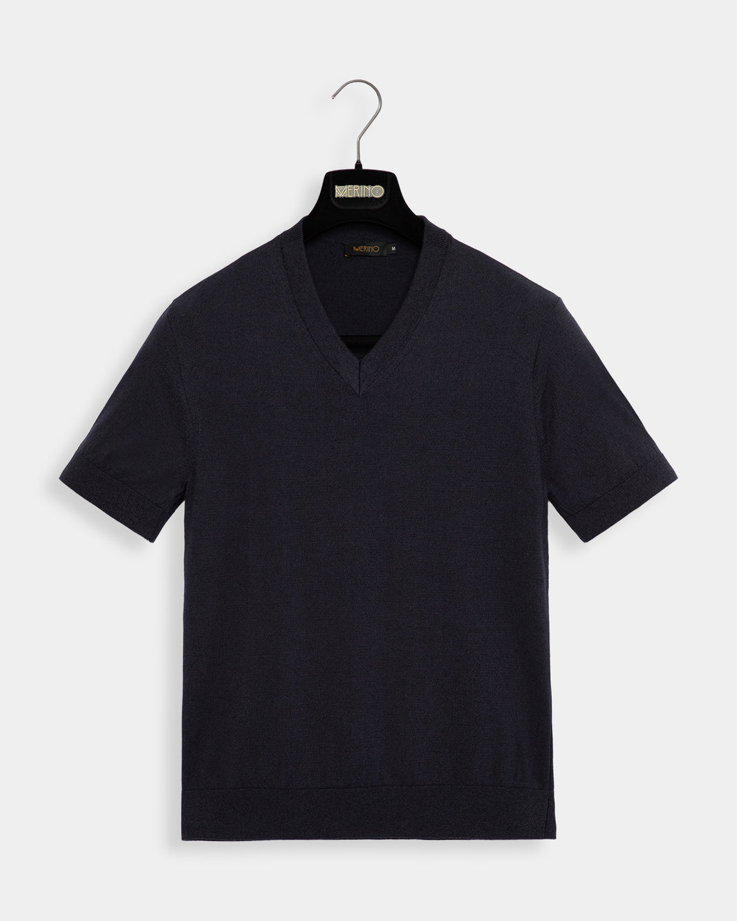 Camiseta Tricô Lisa Azul Marinho