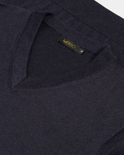 Camiseta Tricô Lisa Azul Marinho