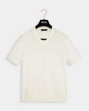 Camiseta Tricô Lisa Off White