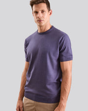 Camiseta tricô marinho