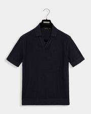 Polo Overlap Azul Marinho