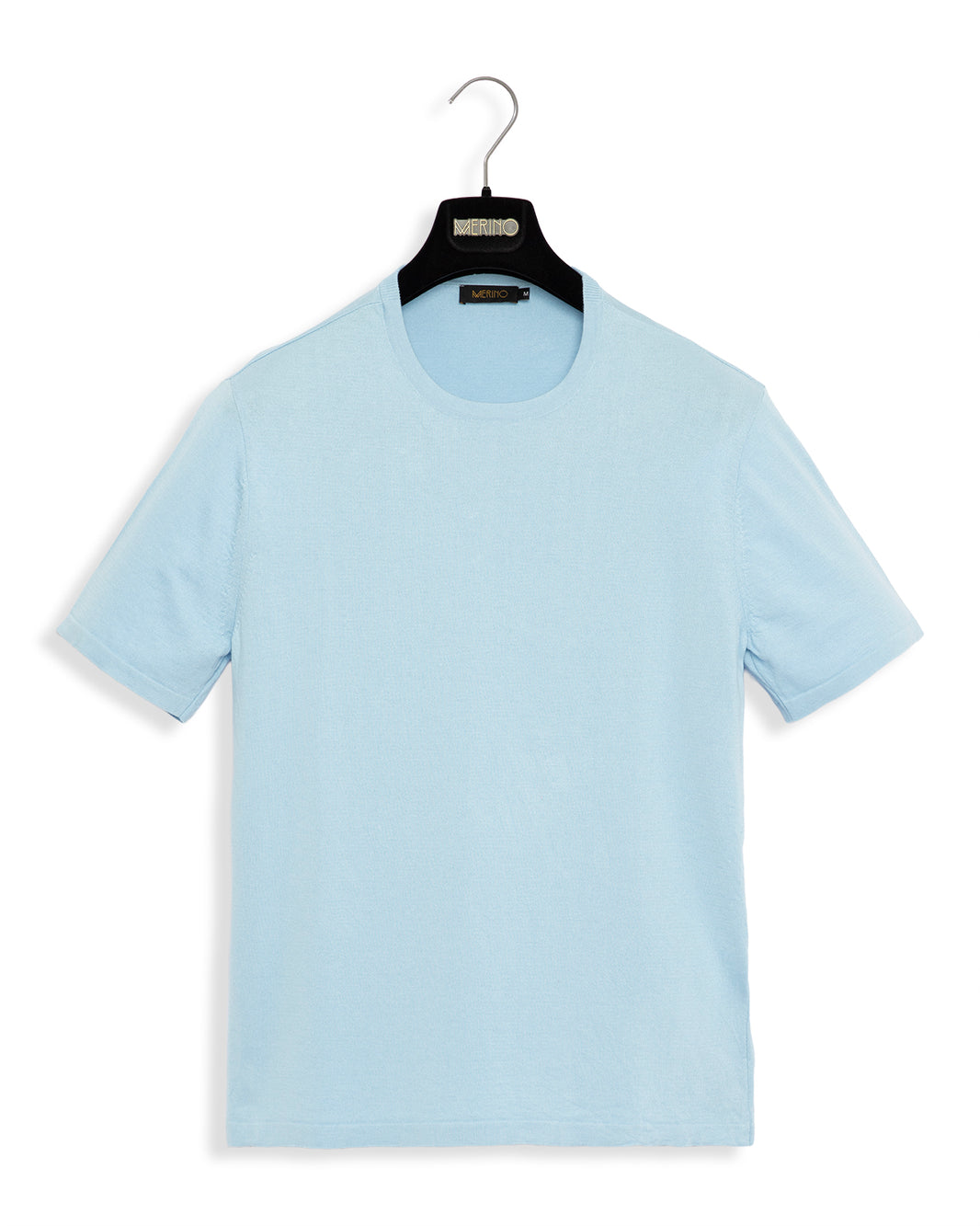Camiseta Tricô Basic Azul Claro