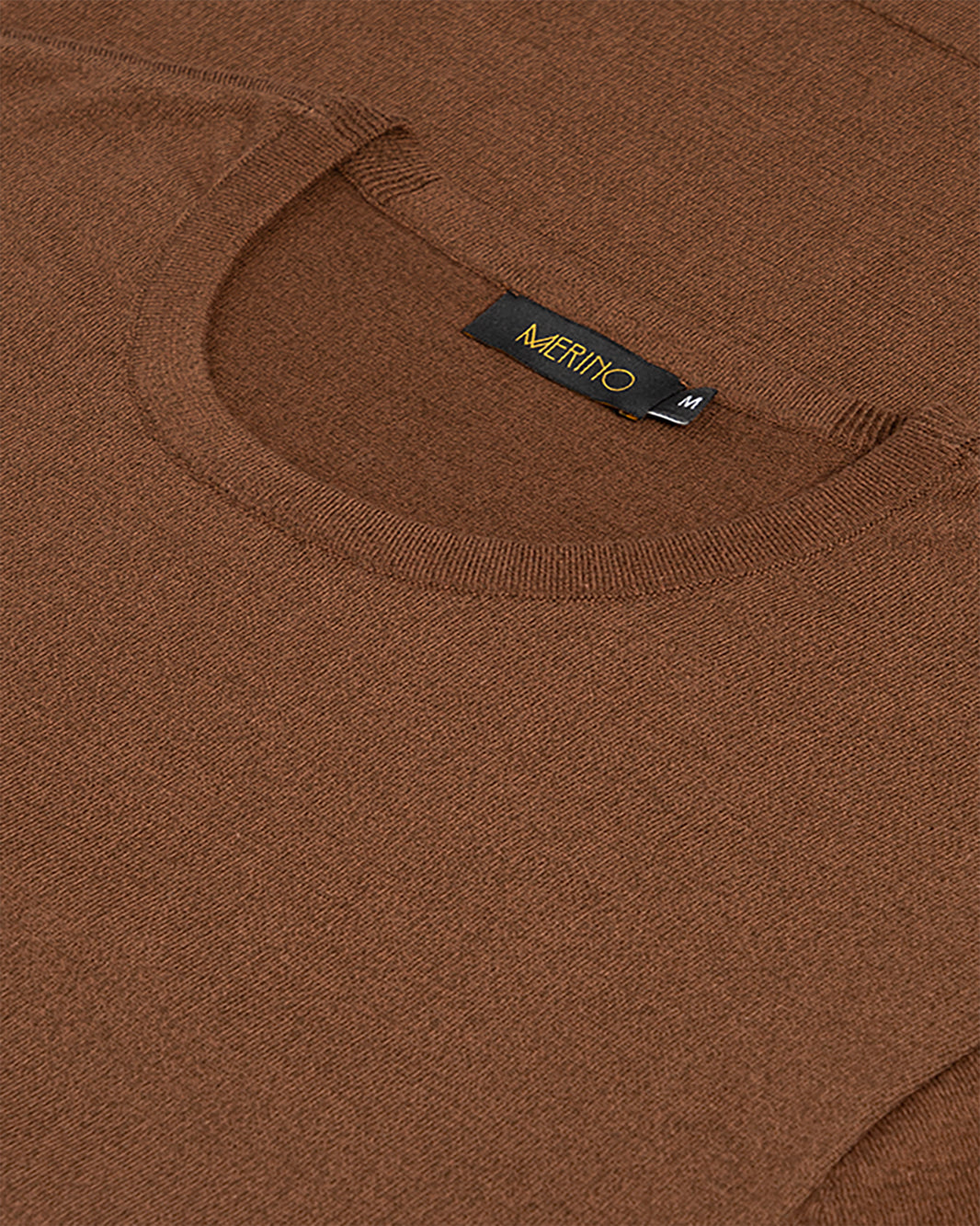 Camiseta Tricô Basic Marrom
