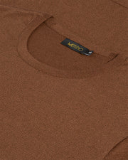 Camiseta Tricô Basic Marrom