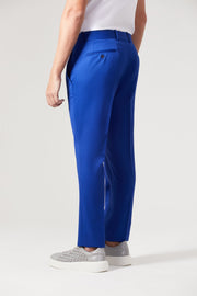 Calça Lã Super 120 Azul Royal