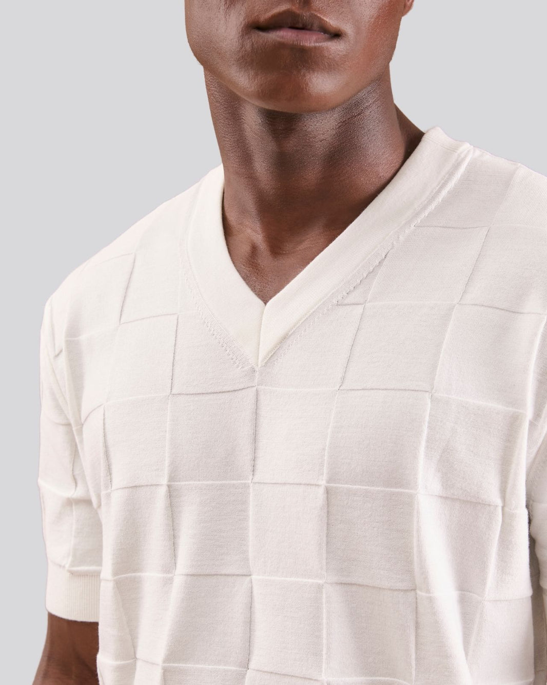 Camiseta Square off white