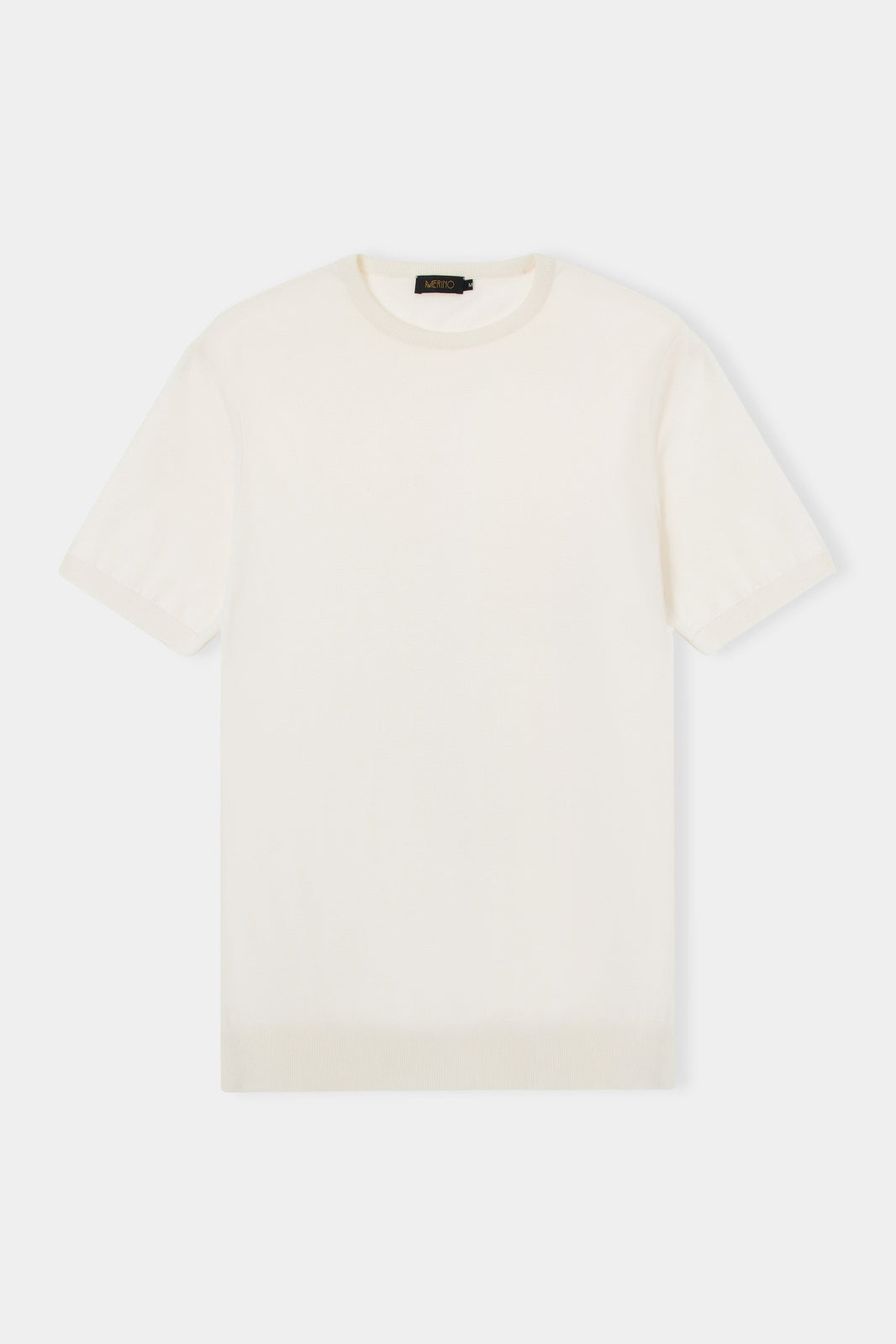 Camiseta tricô off white
