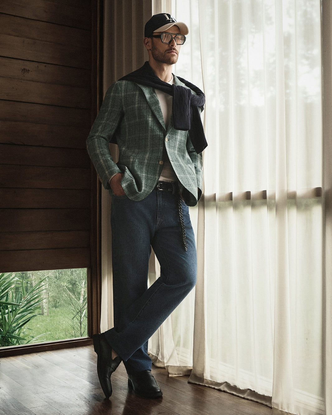 Blazer Drago Xadrez Verde