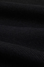 Suéter gola redonda preto