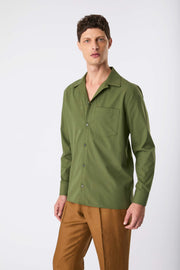 Camisa cubana verde