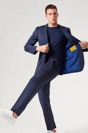 Costume Lã Super 120 Azul Marinho