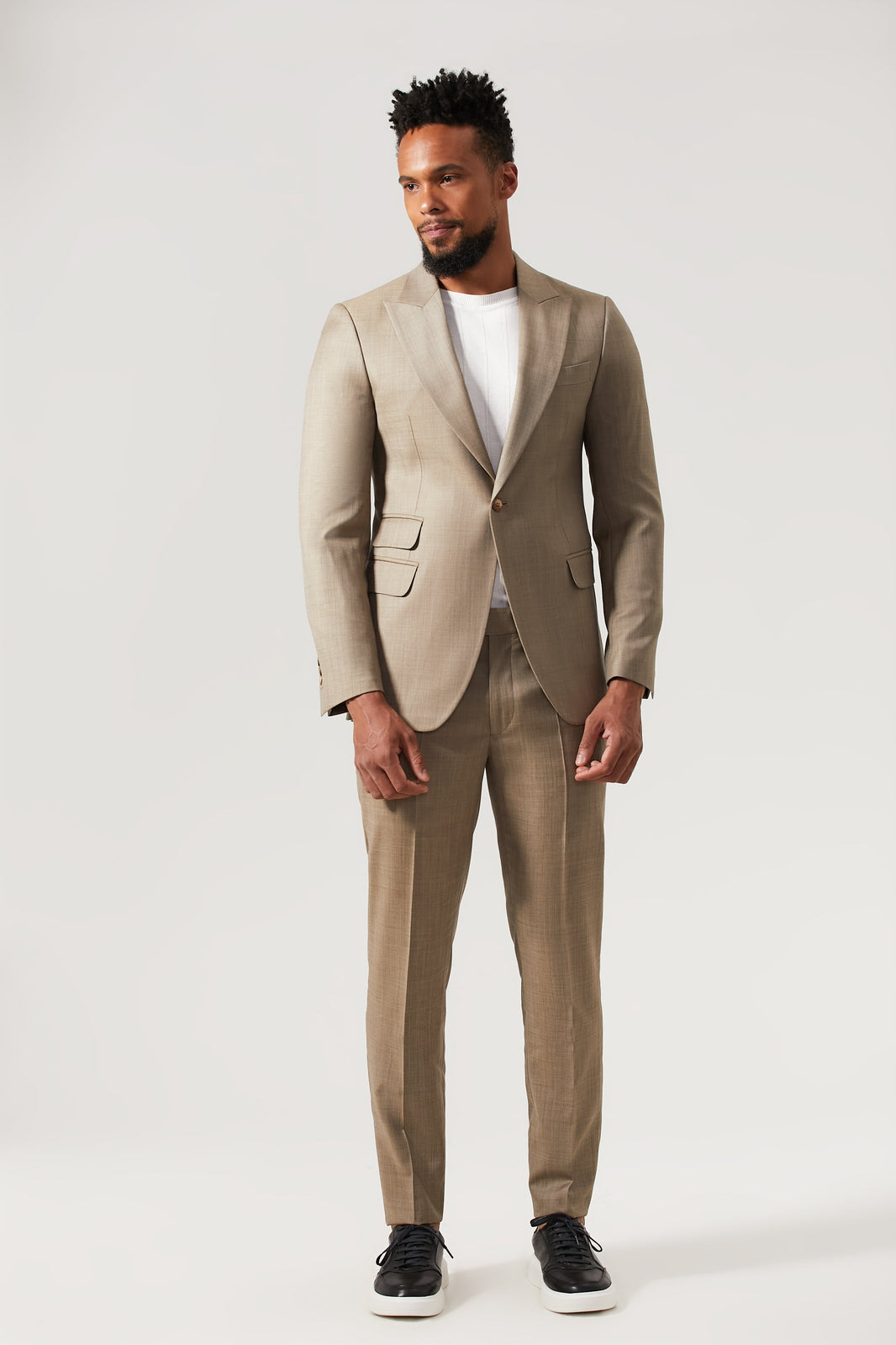 Costume Lã Super 120 Caqui