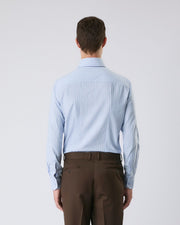 Camisa pima listrada azul claro
