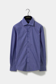 Camisa pima listrada azul