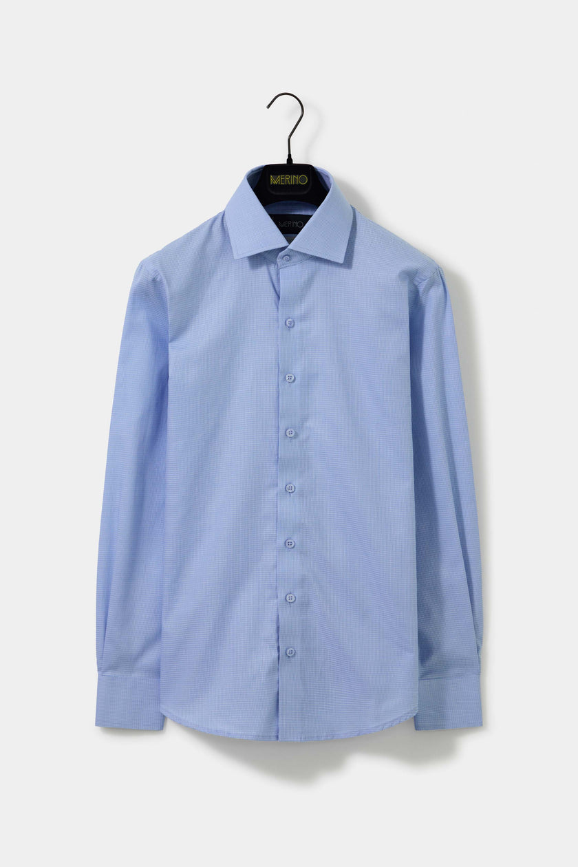Camisa pima classic azul