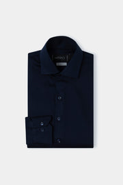 Camisa algodão marinho