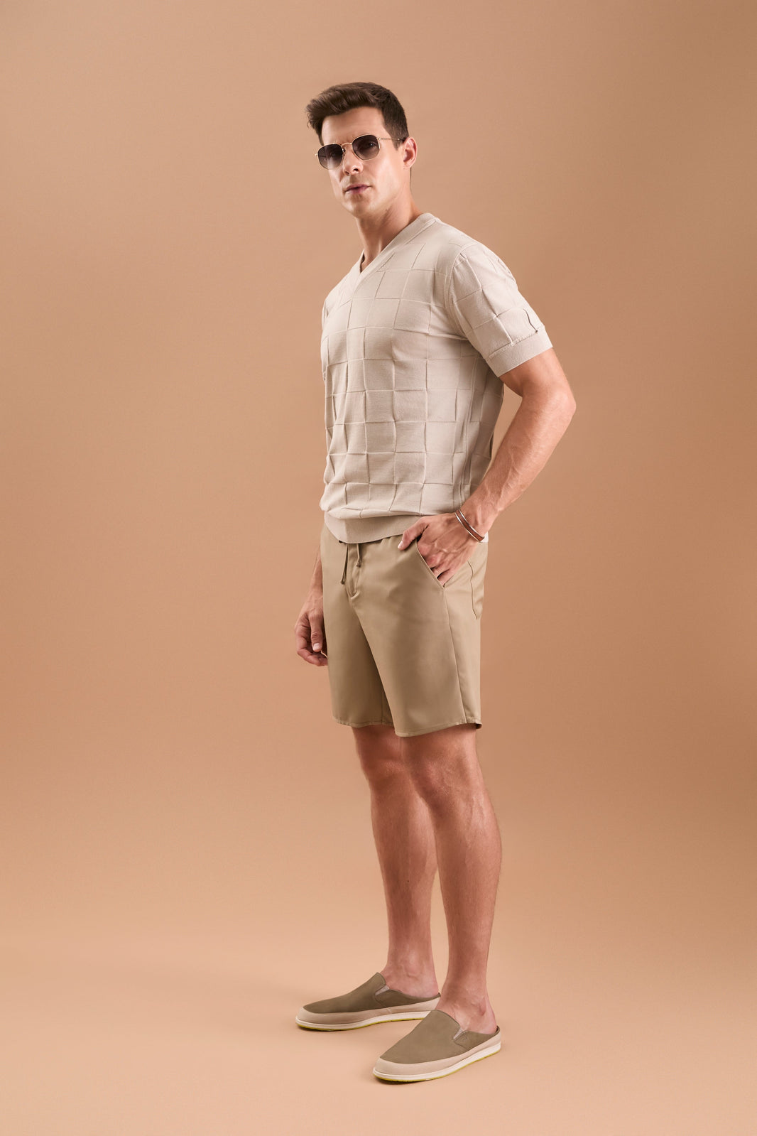 Bermuda Comfy caqui