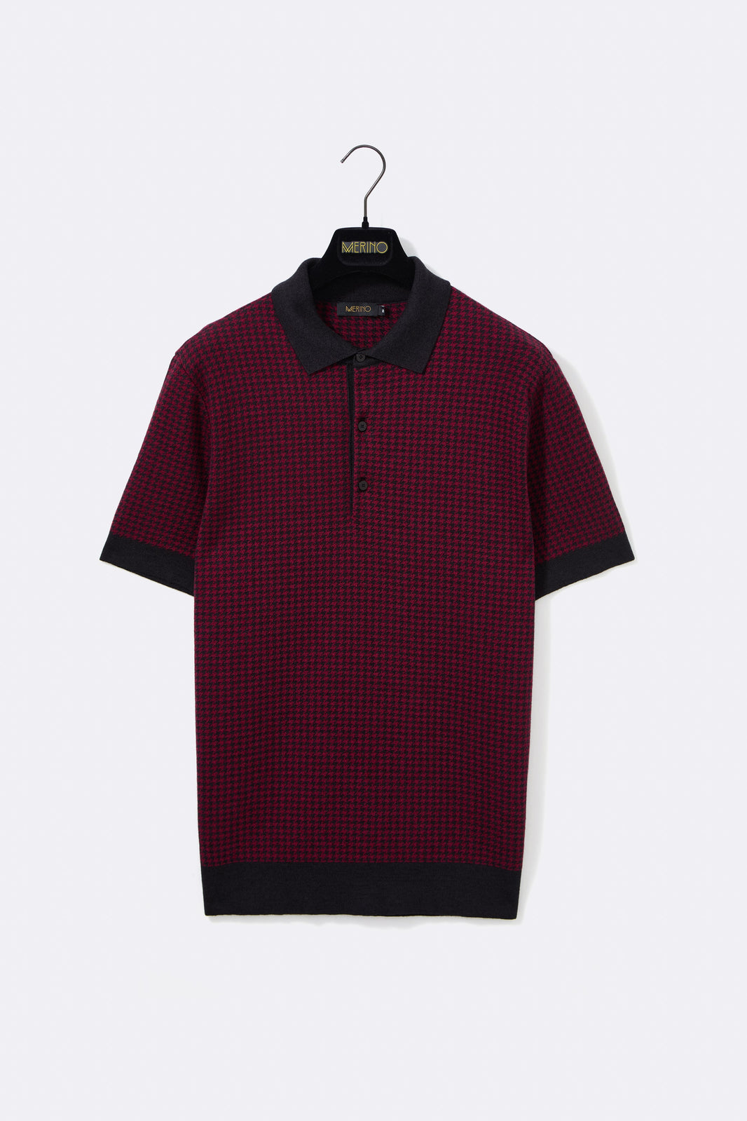 Polo Pied Poule bordô