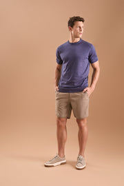 Camiseta tricô marinho