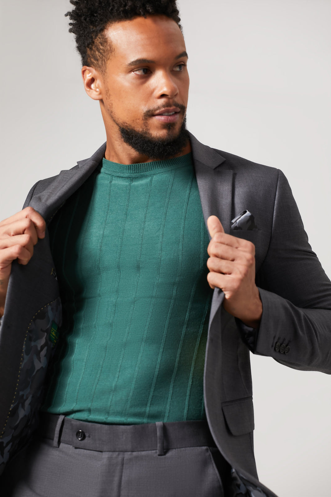 Costume Lã Super 120 Cinza