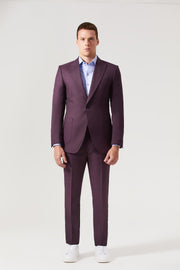 Costume Lã Super 120 Vinho